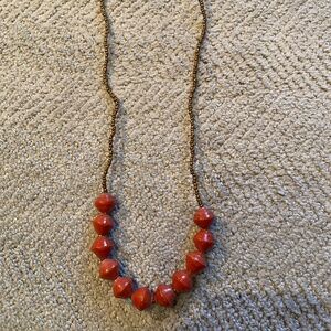 Paper beaded necklaces